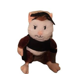 Hot Topic Plush Furry Hamster Animal Backpack Sack Bag Multi-Color